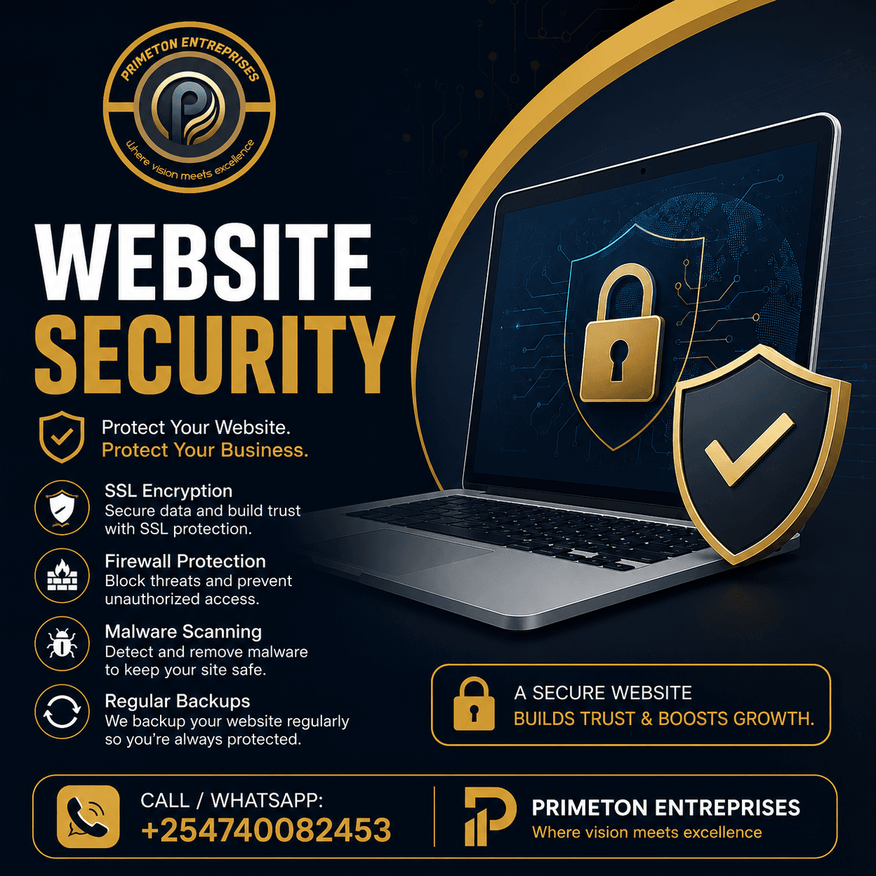 Website security for growth and trust