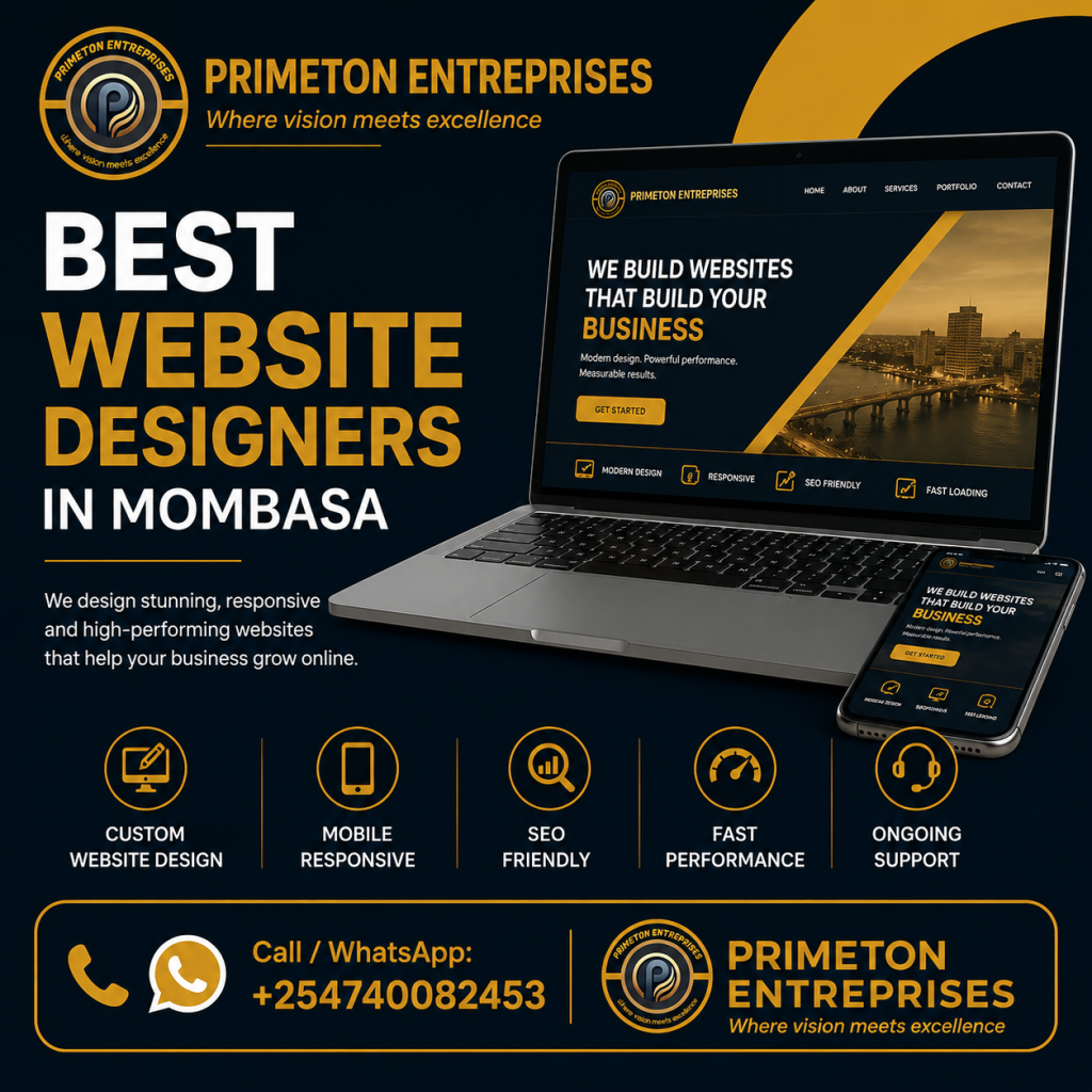 Best Website Designers in Mombasa +254740082453 1 Best Website Designers in Mombasa